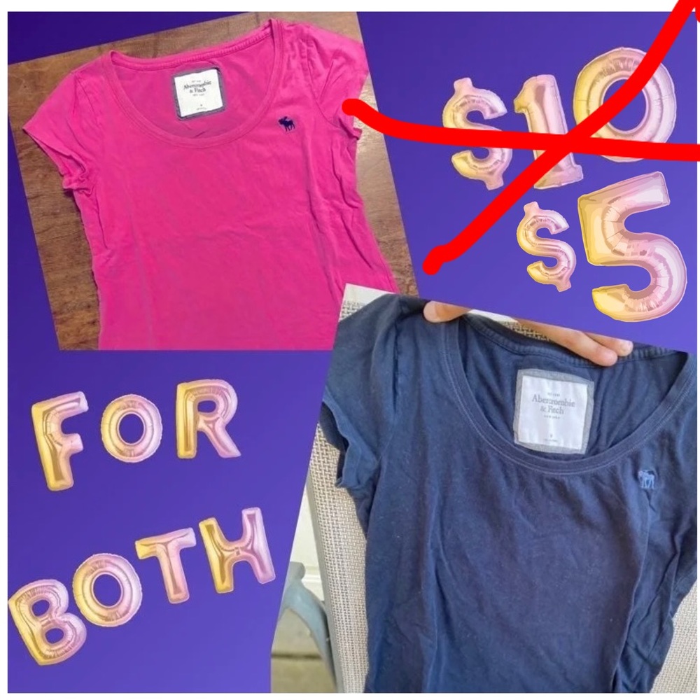 Abercrombie and Fitch short sleeve tees